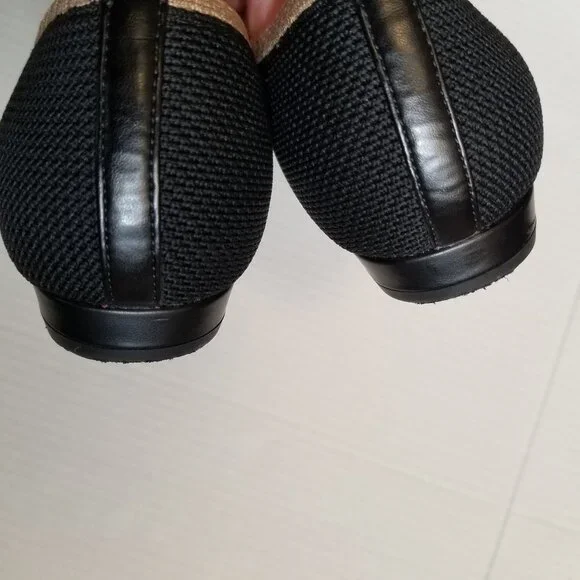 Vionic Dahlia Shoe - Low Heel Slip On Shoes - Black Taupe - Sz 7.5 - Picture 8 of 14